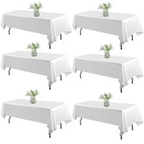 Toalha de mesa WIGENIUS Poliéster 60x102 polegadas para retângulo de 6 pés