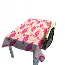 Toalha de mesa Wokex Flamingo 60cm impermeável à prova de óleo rosa