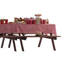 Toalha de Mesa Xadrez Festa Junina Retangular (1,40Mx2,40M)