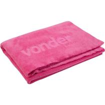 Toalha de Microfibra, 40 cm x 60 cm, 400 G/m² (gsm), Rosa, Vonder Plus
