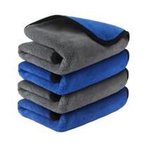 Toalha De Microfibra Azul Para Carro Acessórios De Detalhamento Automotivo Pano De Limpeza Toalha De Microfibra Azul Para Carro Acessórios De Detalhamento Automotivo Pano De Limpeza