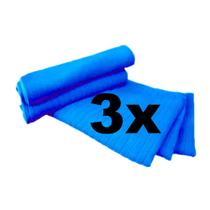 Toalha De Microfibra Para Limpeza De Superficies 30x30 Azul