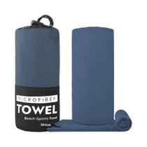 Toalha de Microfibra para Viagem - Secagem Rápida, Super Absorvente e Compacta
