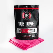 Toalha De Microfibra Rosa 350gsm 40x40 Dub Boyz