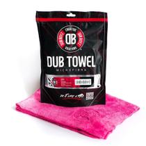 Toalha De Microfibra Rosa Detalhamento 40x60 400gsm Dub Towel Dub Boyz