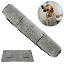 Toalha De Microfibra Super Absorvente E De Secagem Rápida Para Animais De Estimação, Robe De Banho