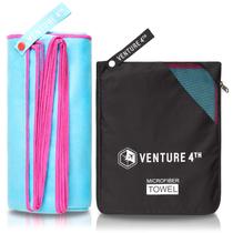 Toalha de microfibra VENTURE 4TH Quick Dry Resistente a Odores Azul-Rosa Toalha de microfibra VENTURE 4TH Quick Dry Resistente a Odores Azul-Rosa