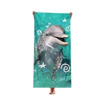 Toalha De Natação Absorvente De Secagem Rápida Com Estampa De Tartaruga Para Praia E Esportes Ao Ar