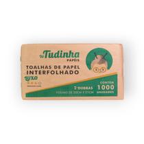 Toalha de papel interfolha 2 dobras extra luxo 20x21 *1000 folhas* - vo tudinha