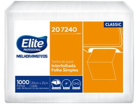 Toalha de papel interfolhado f.simples elite classic c/ 1000 folhas