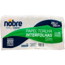 Toalha de papel nobre slim 100% celulose c1000