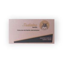 Toalha de papel rolo bobina 100% celulose 8x100x20 - vo tudinha