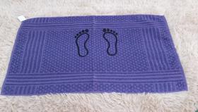 Toalha de piso - Composição: 90% algodão no mínimo - Medida: 42cm x 70cm