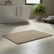 Toalha De Piso Felpudo Milan 50x70cm Cor Bege/Sand Lufamar Toalha De Piso Felpudo Milan 50x70cm Cor Bege/Sand Lufamar