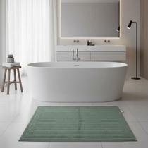 Toalha De Piso Felpudo Milan 50x70cm Cor Verde/Bambu Lufamar