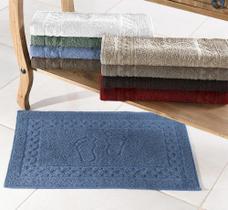 Toalha De Piso Luxo 100% Algodão Indigo - Bene Casa