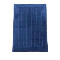 Toalha de Piso Trussardi Scala Antiderrapante Alta Absorção Azul 100% Algodão 86x60cm