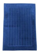 Toalha de Piso Trussardi Scala Antiderrapante Azul 100% Algodão 86x60cm