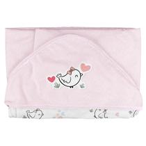 Toalha de Plush para Bebê Capuz de Canto 68cm x 68cm Bublim