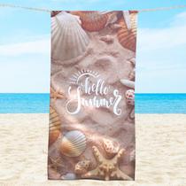 Toalha de praia algodão super absorvente 140 x 69 estampas - Casa Com Amor