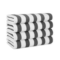Toalha de praia Arkwright Cali Cabana Stripe 100% algodão 76x152cm
