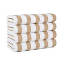 Toalha de praia Arkwright Cali Cabana Stripe 100% algodão 76x152cm
