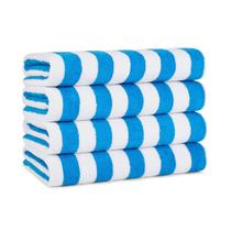Toalha de praia Arkwright California Cabana Stripe x4 Blue 75x175cm