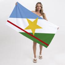 Toalha de Praia - Bandeira Roraima