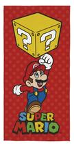 Toalha De Praia Banho Infantil Super Mario Aveludada Lepper Toalha De Praia Banho Infantil Super Mario Aveludada Lepper