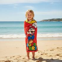 Toalha De Praia Banho Infantil Super Mario Aveludada Lepper Toalha De Praia Banho Infantil Super Mario Aveludada Lepper