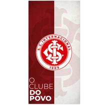 Toalha de Praia Bene Casa Microfibra 100% Poliéster Estampada Inter O Clube Do Povo 70cmx140m Vermelha