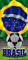 Toalha de praia brasil 0,70 x 1,50 estadio