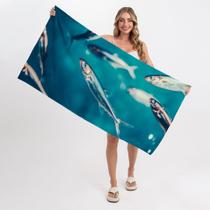 Toalha de Praia - Cardume de Peixe