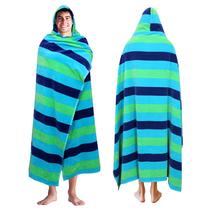 Toalha de praia com capuz COTTON CRAFT 147x173 cm 100% algodão