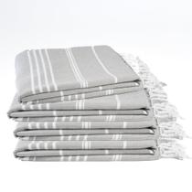 Toalha de praia de algodão turco de 9 fios, 91 x 18,3 cm, Quick Dry, pacote com 4 Toalha de praia de algodão turco de 9 fios, 91 x 18,3 cm, Quick Dry, pacote com 4