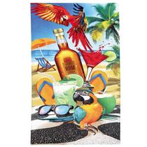 Toalha de Praia Dohler Aveludada Drinks Tropical- 76x152cm Toalha de Praia Dohler Aveludada Drinks Tropical- 76x152cm