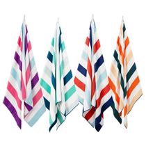 Toalha de praia Exclusivo Mezcla Microfiber Quick Dry 35x70cm, pacote com 4