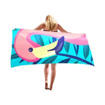 Toalha De Praia Extra Grande De Microfibra De Secagem Rápida Super Absorvente 35x71 Polegadas