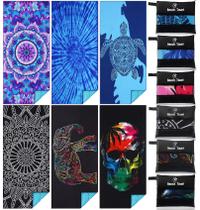 Toalha de praia Gomust Lightweight Thin Oversize 180x80cm, pacote com 6