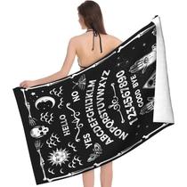 Toalha de praia Gothic Skull Sun Moon Ouija Board 90x180cm