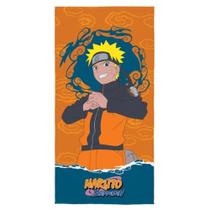 Toalha De Praia Infantil Aveludada Naruto - 70cm x 1,40m- Lepper