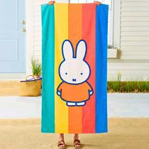 Toalha de Praia Infantil Franco Miffy 147 x 71 cm Algodão Macio Toalha de Praia Infantil Franco Miffy 147 x 71 cm Algodão Macio
