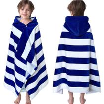 Toalha de praia infantil VOOVA & MOVAS 76x127cm de algodão com capuz Toalha de praia infantil VOOVA & MOVAS 76x127cm de algodão com capuz
