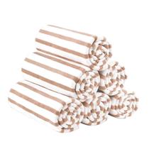 Toalha de praia JML Microfiber Cabana Stripe 27x55cm (pacote com 6)