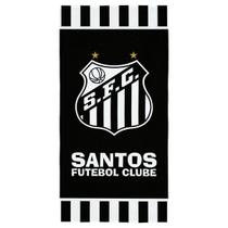 Toalha de Praia KazzaVip Felpa 55% Algodão e 45% Poliéster Estampada Anti Areia Santos Peixe Oficial 70cm x 140m Preto Toalha de Praia KazzaVip Felpa 55% Algodão e 45% Poliéster Estampada Anti Areia Santos Peixe Oficial 70cm x 140m Preto