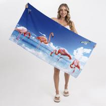 Toalha de Praia - Landscape Flamingo