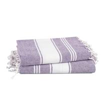 Toalha de praia LANE LINEN Day Break 39x71 cm, pacote com 2 unidades, sem areia