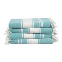 Toalha de praia LANE LINEN Oversize, pacote com 4, 39 x 71 cm, verde caçador Toalha de praia LANE LINEN Oversize, pacote com 4, 39 x 71 cm, verde caçador