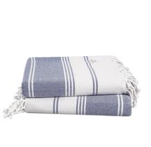 Toalha de praia LANE LINEN, pacote com 2 toalhas de praia, tamanho grande, 100x180cm
