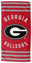 Toalha de praia Northwest Georgia Bulldogs 76x152cm Stripes